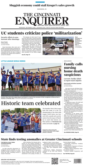 Cover of The Cincinnati Enquirer