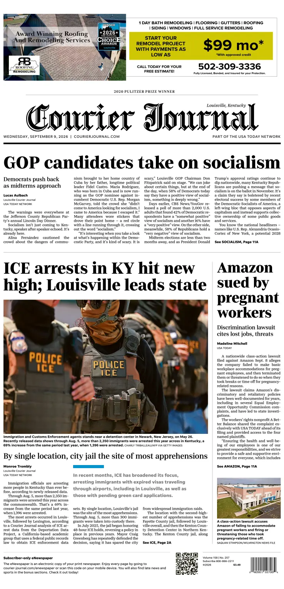 Cover of The Courier-Journal (Louisville)