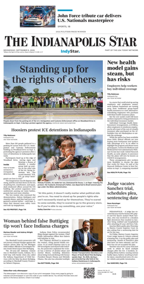 Cover of The Indianapolis Star