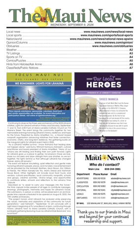 Cover of The Maui News