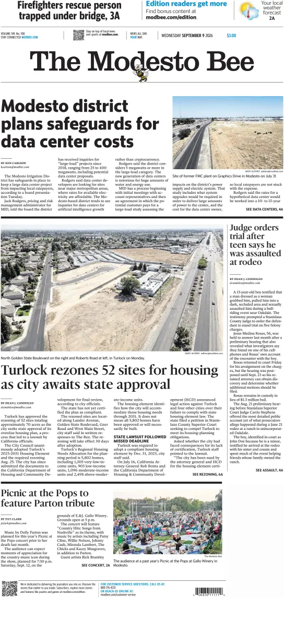 Cover of The Modesto Bee