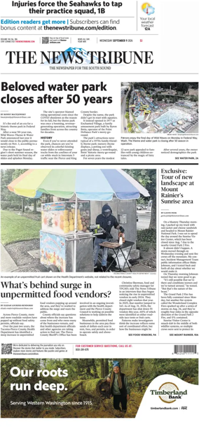Cover of The News Tribune