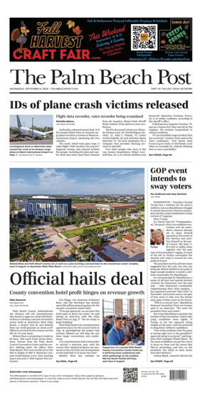Cover of The Palm Beach Post