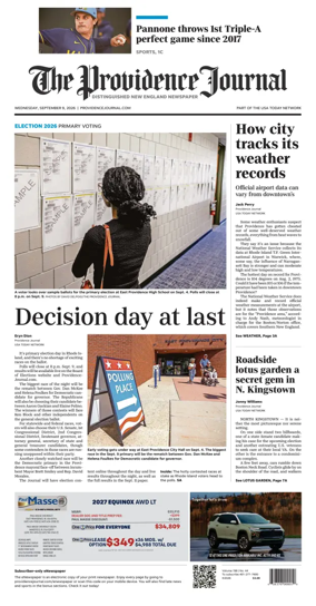 Cover of The Providence Journal
