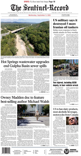 Cover of The Sentinel-Record