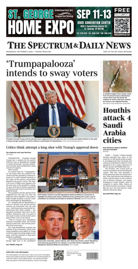 Cover of The Spectrum & Daily News