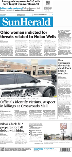 Cover of The Sun Herald