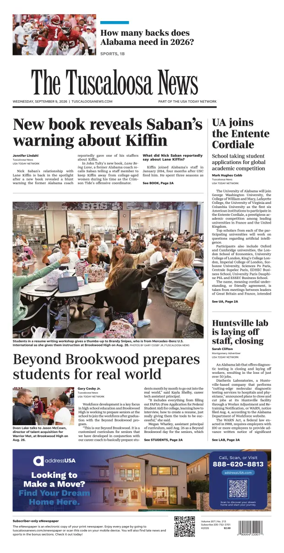 Cover of The Tuscaloosa News