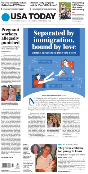 Cover of USA TODAY US Edition