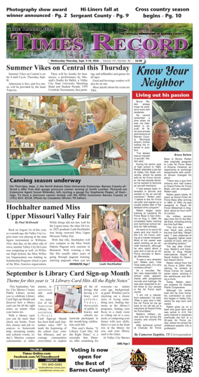 Cover of Valley City Times-Record