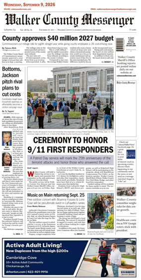 Cover of Walker County Messenger