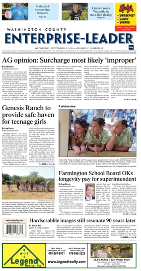 Cover of Washington County Enterprise-Leader