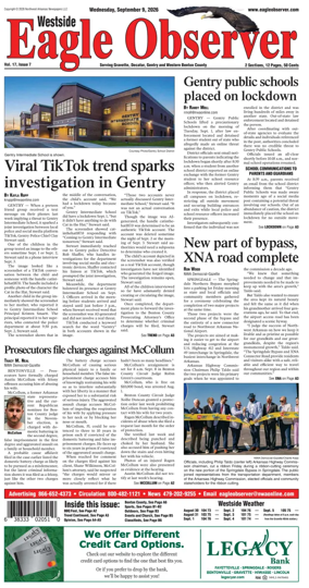 Cover of Westside Eagle-Observer