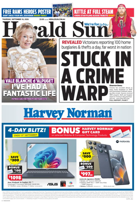 Cover of Herald Sun