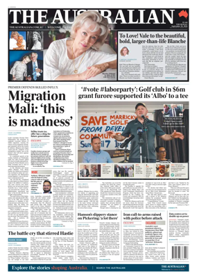 Cover of The Australian