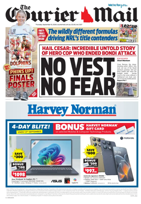 Cover of The Courier-Mail