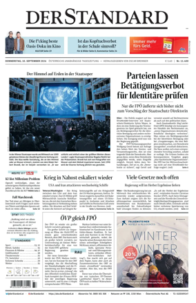 Cover of Der Standard