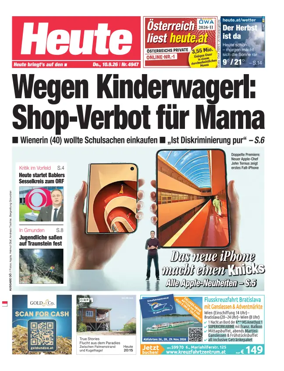 Cover of Heute - Oberosterreich Ausgabe