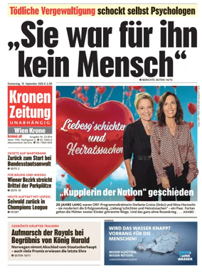 Cover of Kronen Zeitung
