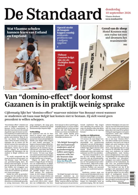 Cover of De Standaard
