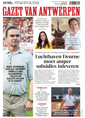 Cover of Gazet van Antwerpen Stad en Rand