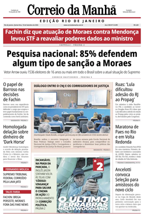 Cover of Jornal Correio da Manha
