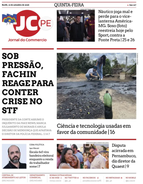 Cover of Jornal do Commercio