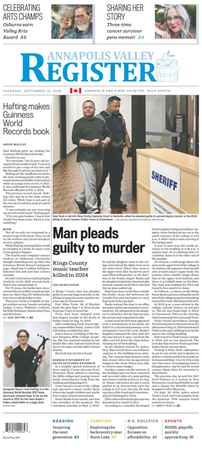 Cover of Annapolis Valley Register