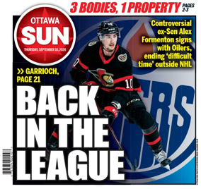 Cover of Ottawa Sun