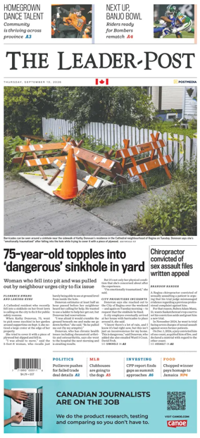 Cover of Regina Leader-Post