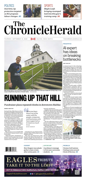 Cover of The Chronicle Herald (Metro)