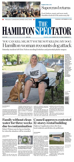 Cover of The Hamilton Spectator