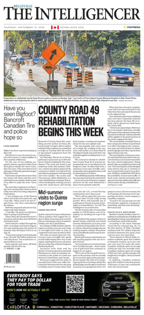 Cover of The Intelligencer (Belleville)