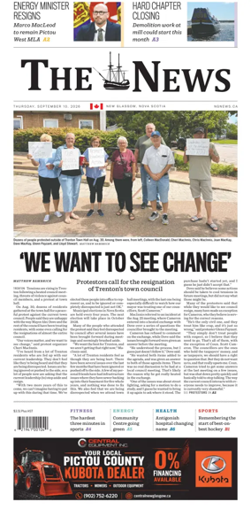 Cover of The News (New Glasgow)