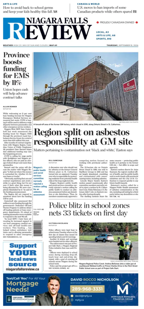 Cover of The Niagara Falls Review