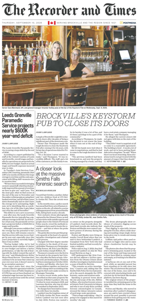 Cover of The Recorder & Times (Brockville)