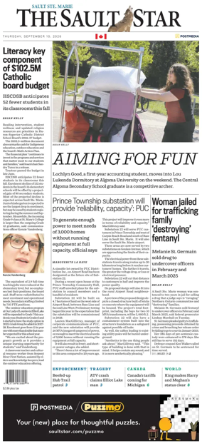 Cover of The Sault Star