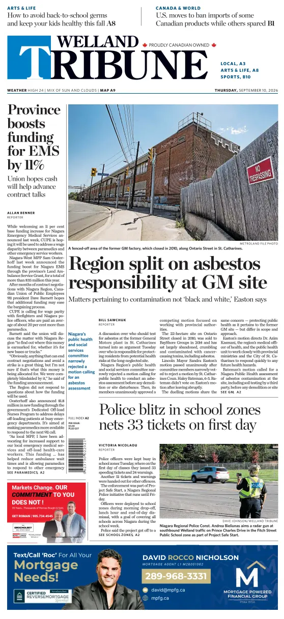 Cover of The Welland Tribune