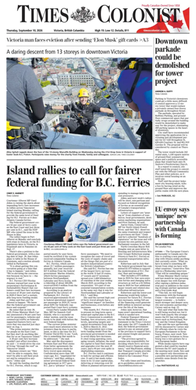 Cover of Times Colonist