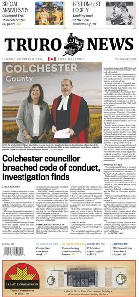 Cover of Truro News