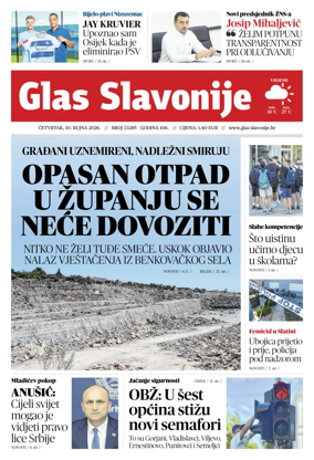 Cover of Glas Slavonije