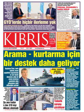 Cover of Kibris Gazetesi