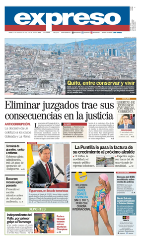 Cover of Diario Expreso