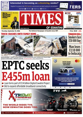 Cover of Times of Eswatini