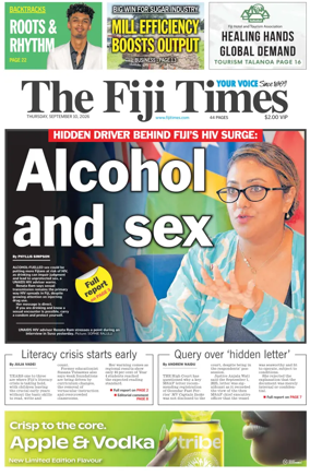 Cover of The Fiji Times
