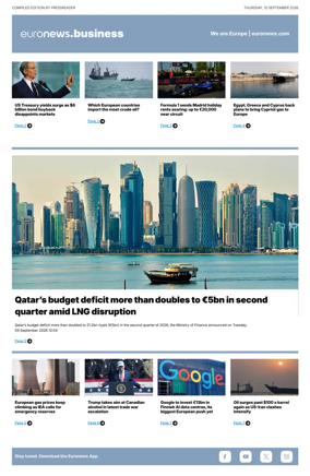 Cover of Euronews Business