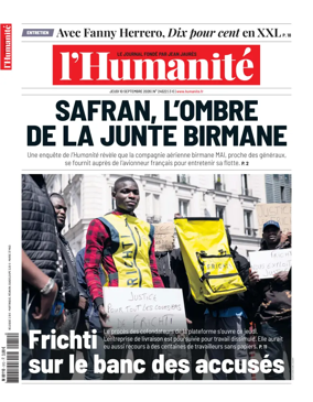 Cover of L'HUMANITE