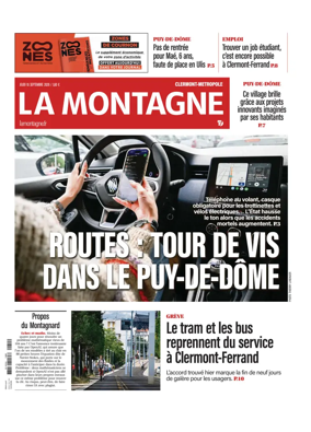 Cover of La Montagne (Clermont-Metropole)