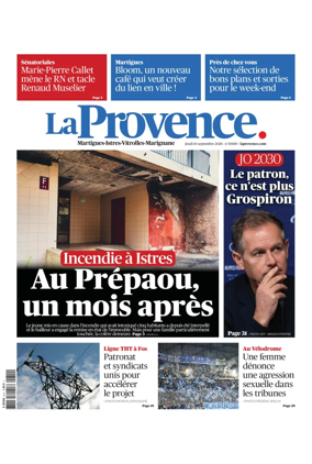 Cover of La Provence Martigues-Istres-Vitrolles-Marignane