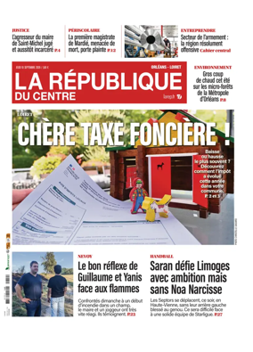 Cover of La Republique du Centre (Orleans - Loiret))